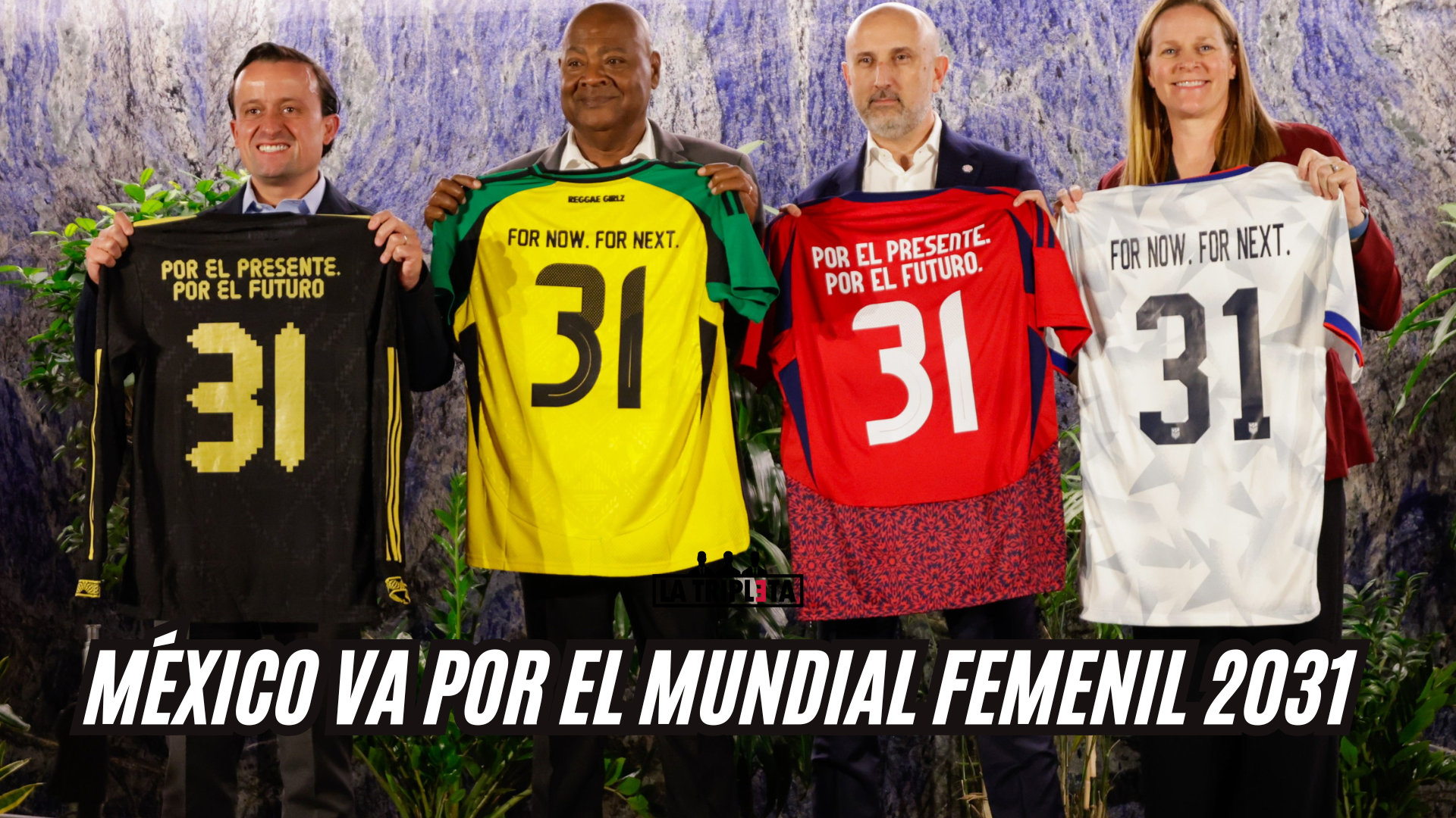 MÉXICO VA POR EL MUNDIAL FEMENIL 2031 JUNTO A EE. UU., COSTA RICA Y JAMAICA